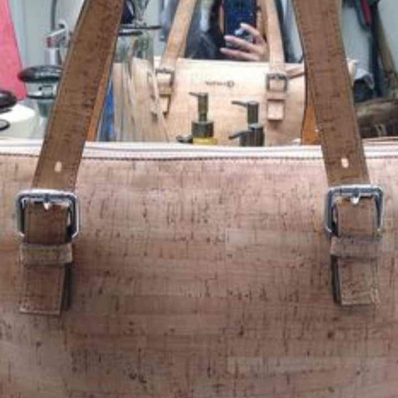 Large Satchel Corker Brand Shoulder Bag & XL Toiletry Bag - Picture 3 of 13